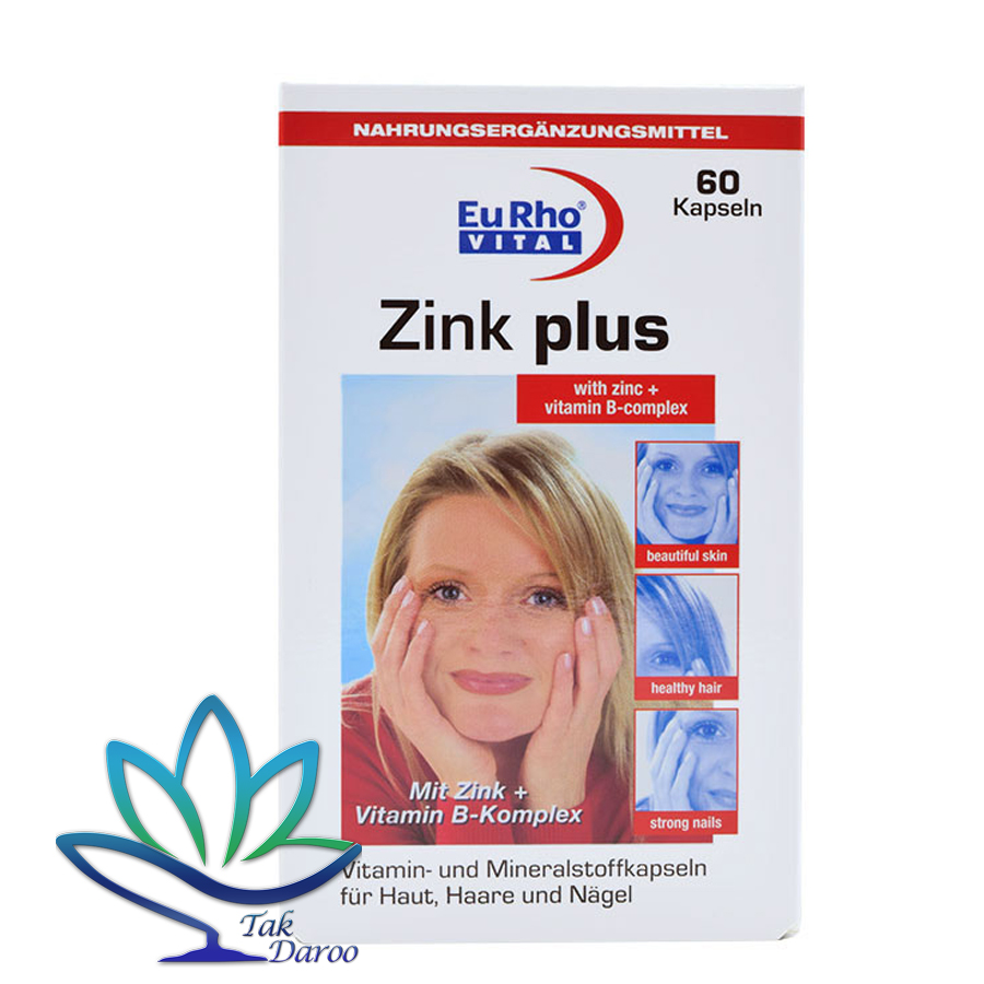 کپسول زینک پلاس 5 یوروویتال 60 عددی